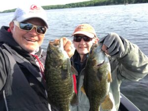 Sturgeon Bay Bass Fishing on FIRE